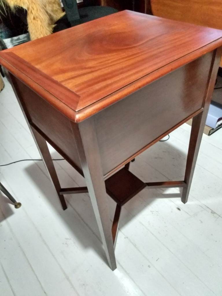 Vintage Bedside table Storage cabinet Laptop desk Night stand Sewing box Needlework table. £60 ONO