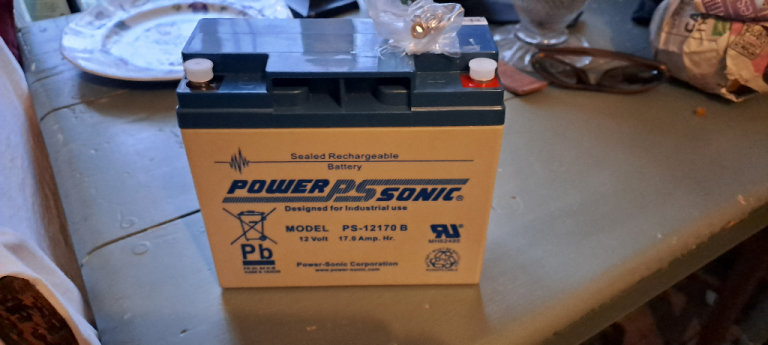 Power Sonic 12v Battery, large, unused