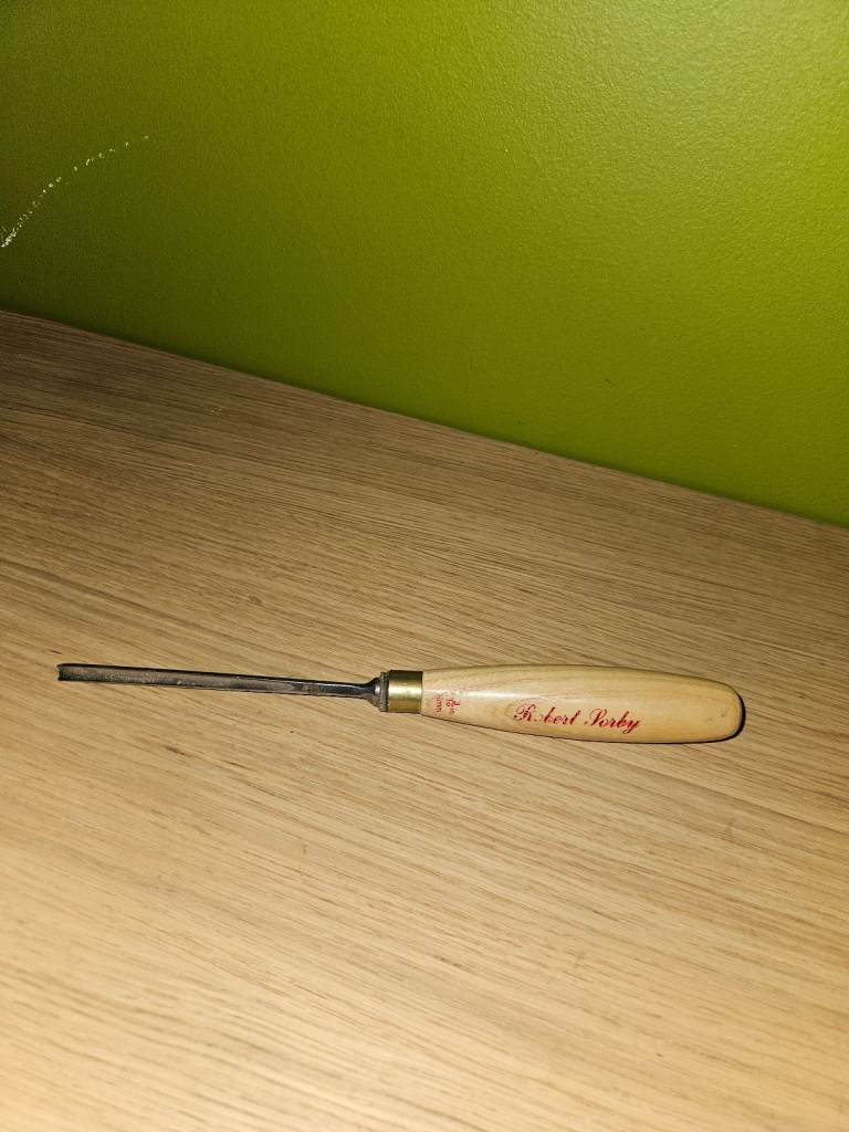 Robert sorby 3/16 inch 5mm gouge Axminster wood turning lathe woodturning