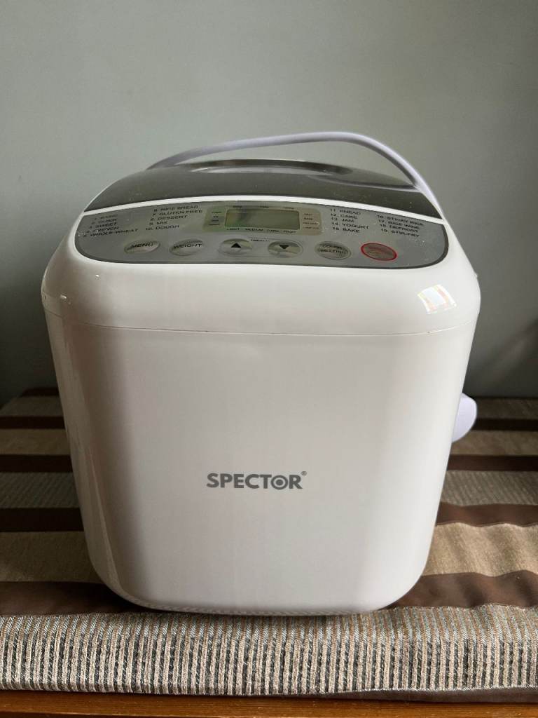 Spector Bread Maker – Pristine White Automatic Machine