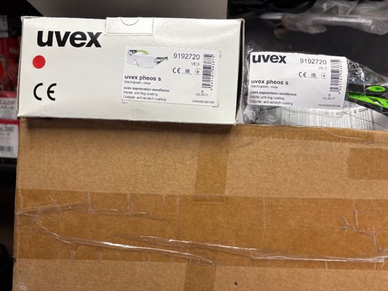 Uvex safety glasses 
