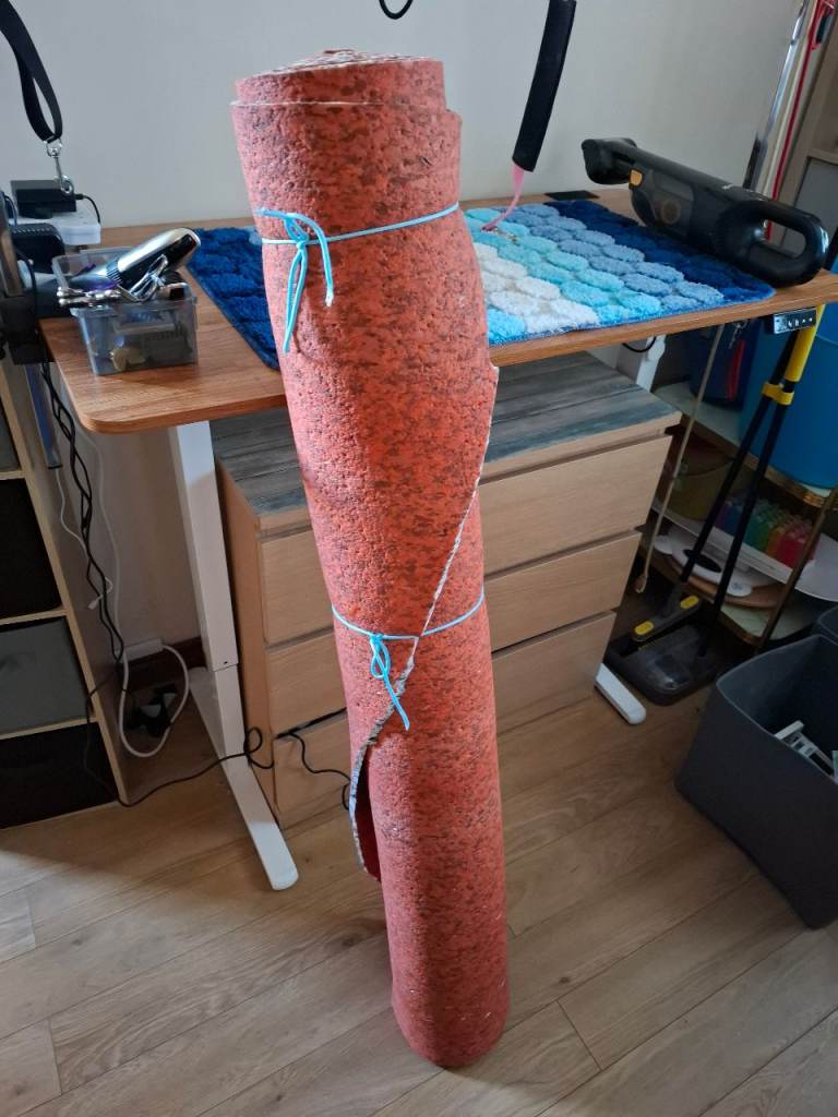 Roll of carpet underlay 8mm (leftover) 