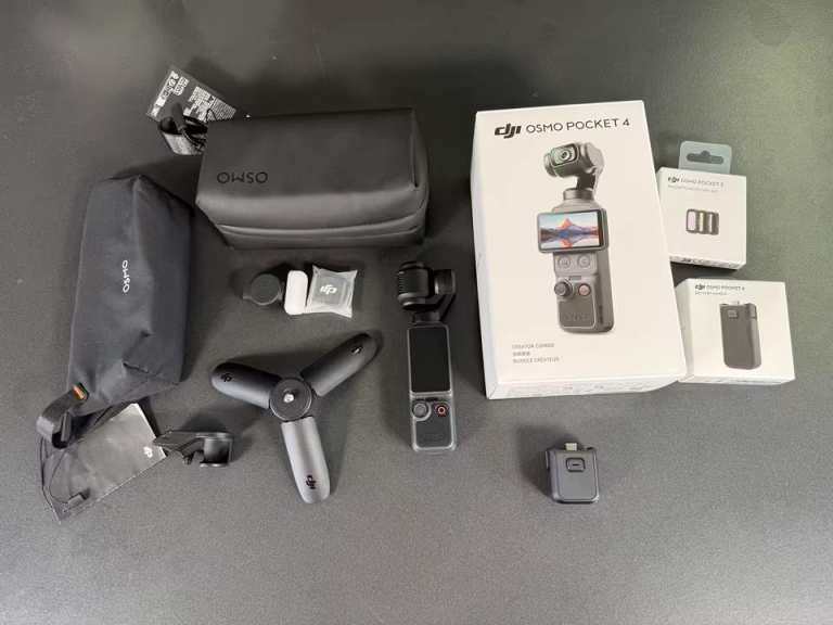 DJI Osmo Pocket 4 – Creator Combo + Accessories
