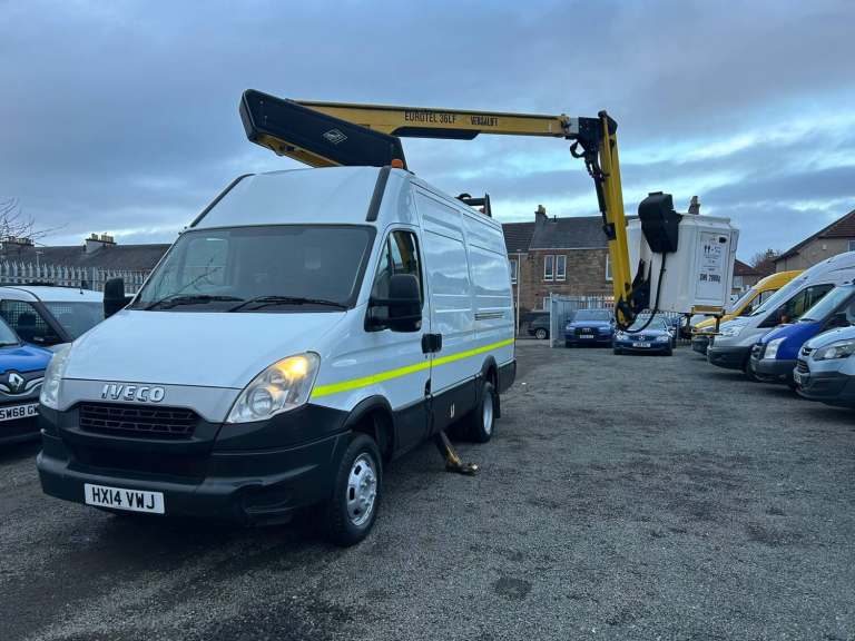 2014 Iveco Daily High Roof Van 3300 WB CHERRYICKER 12m REACH EURO6ULEZ NA Diesel Manual