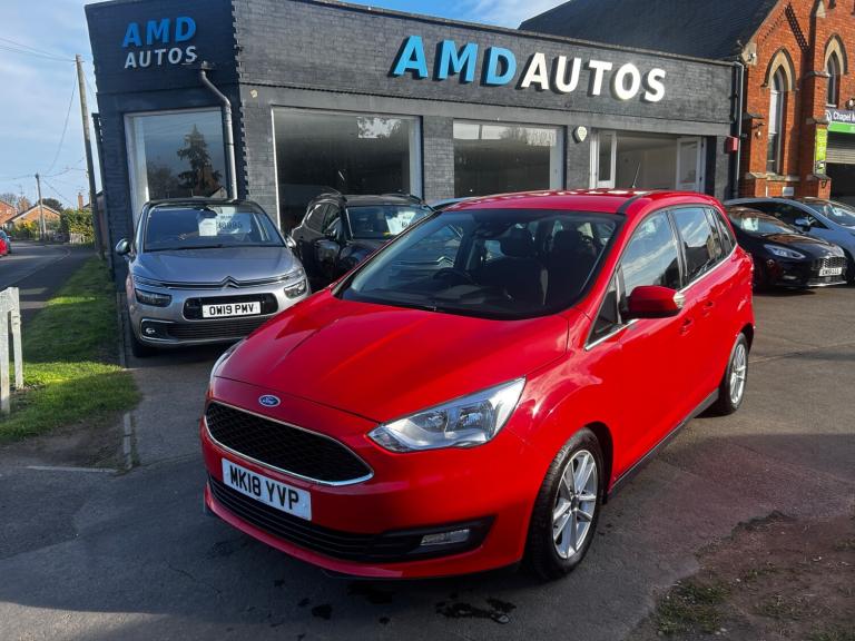 2018 Ford Grand C-Max 1.0 EcoBoost Zetec 5dr MPV Petrol Manual