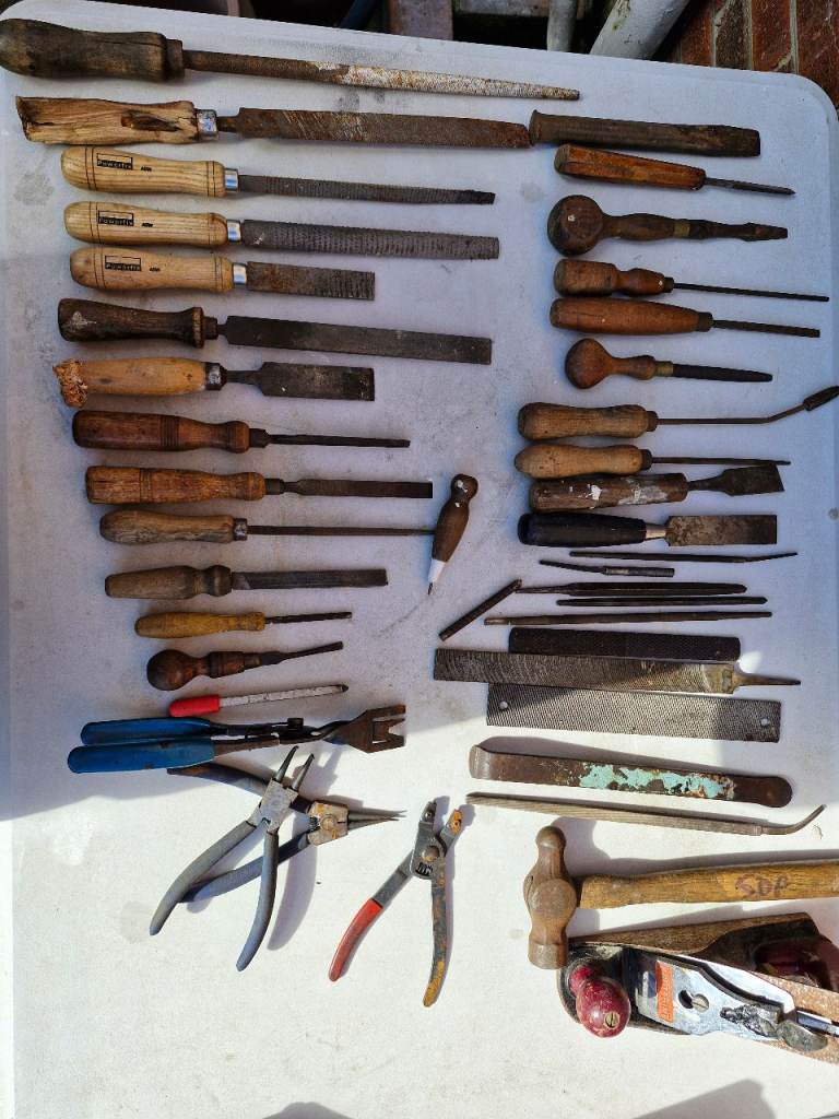 Woodworking Set: Chisels, Planes & Surform Tool