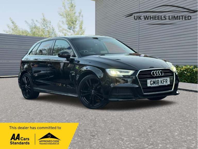 2018 Audi A3 1.5 TFSI S Line 5dr S Tronic HATCHBACK PETROL Automatic