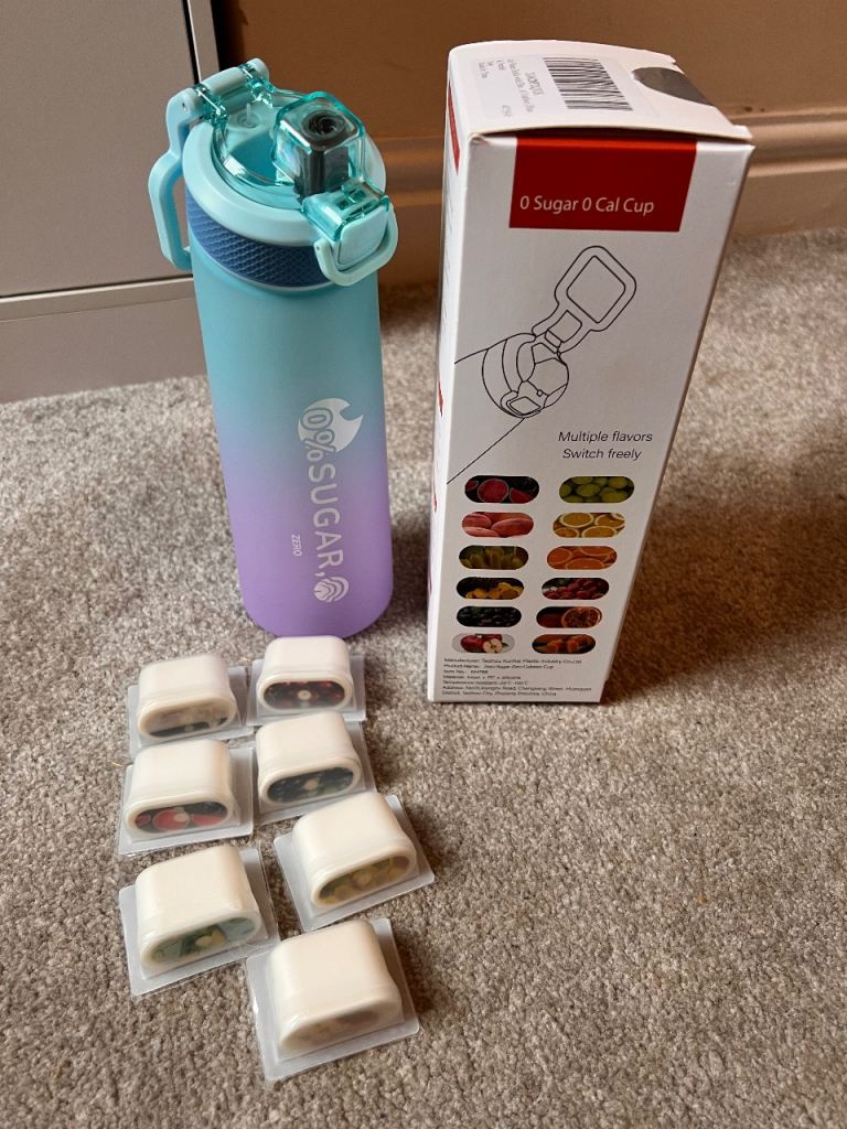 image for Water Bottle With 7 Flavours New