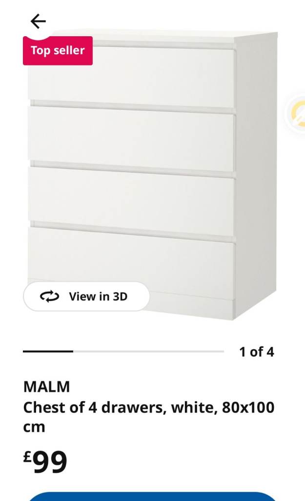 Ikea chest drawers 