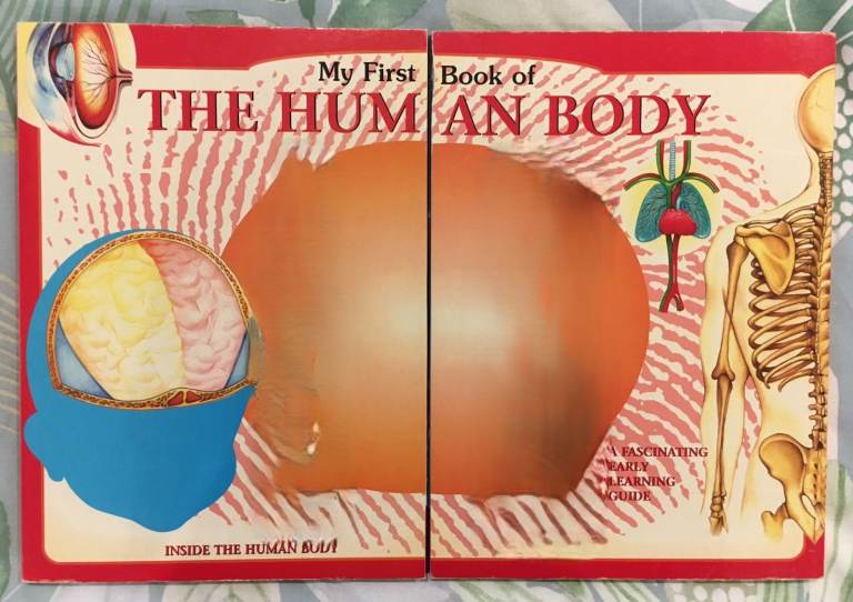 Very large The Human Body hardback book