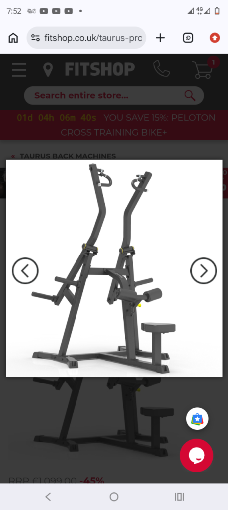TAURUS ISO LAT PULL DOWN MACHINE 