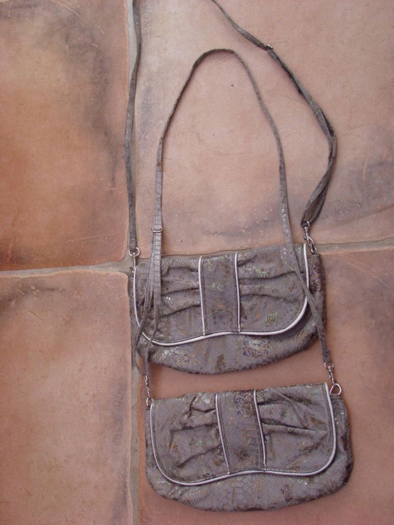 Mock crock glitter handbags £1 each. Can post or collect from tq2