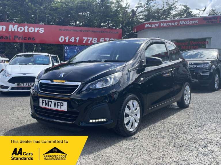 2017 Peugeot 108 1.0 Active 3dr HATCHBACK PETROL Manual