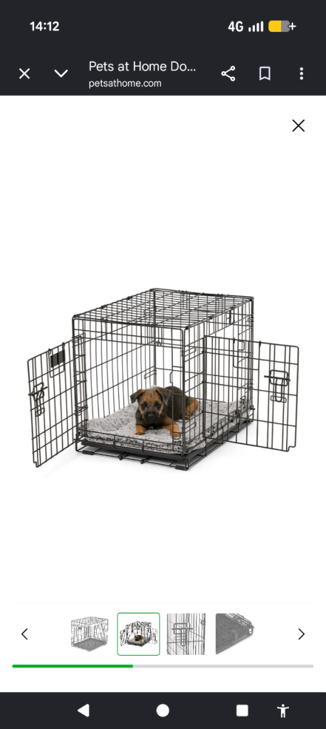 A dog cage