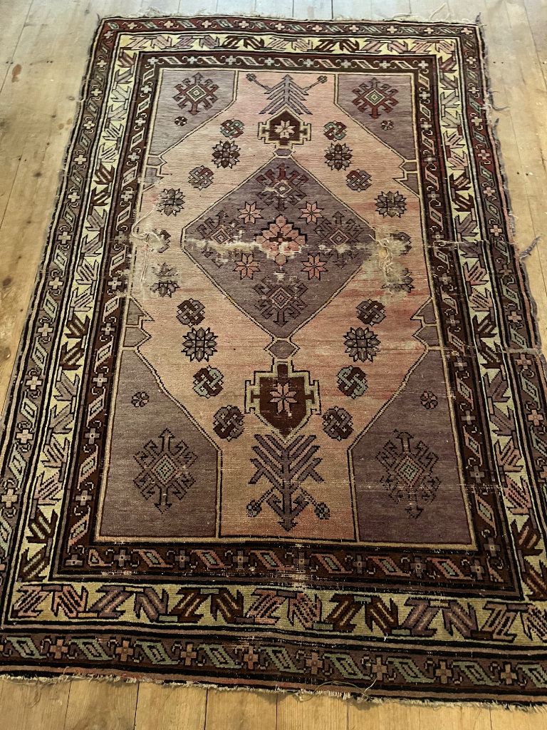 PERSIAN HANDMADE WOOL RUG 