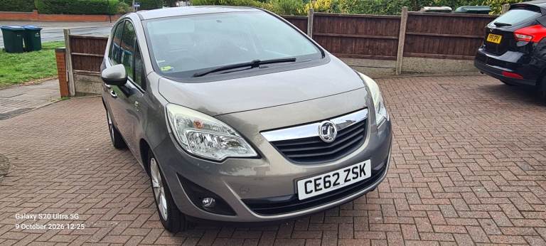 Vauxhall, MERIVA, MPV, 2012, Manual, 1364 (cc), 5 doors
