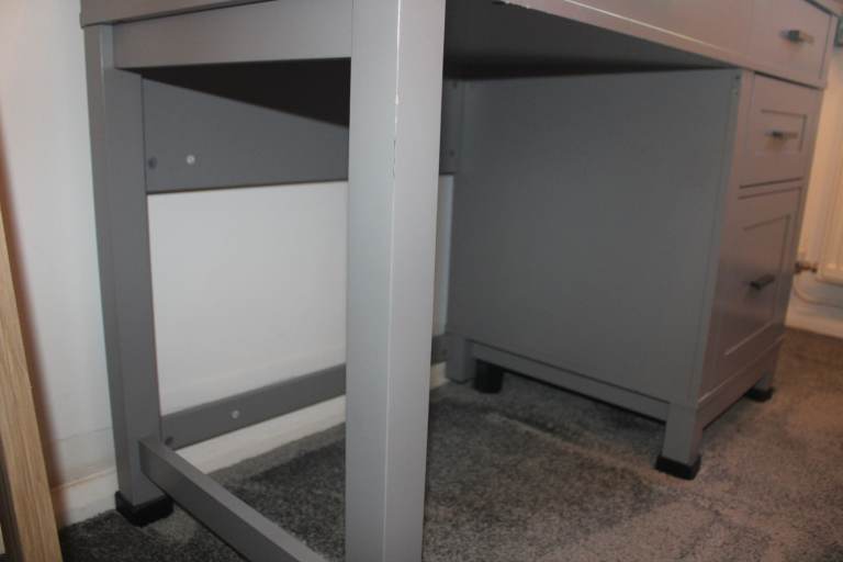 Solid Wood Base Standing Desk - Hardly Used