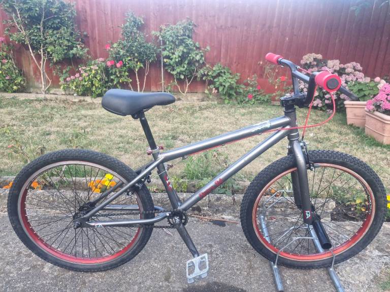 BOYS TEENAGER YOUTH FREE AGENT DEVIL 24 INCH WHEELS 12 INCH FRAME BMX BIKE BICYCLE