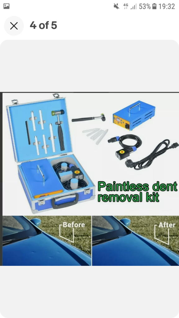 Indution dent remove tool paintless high end system 