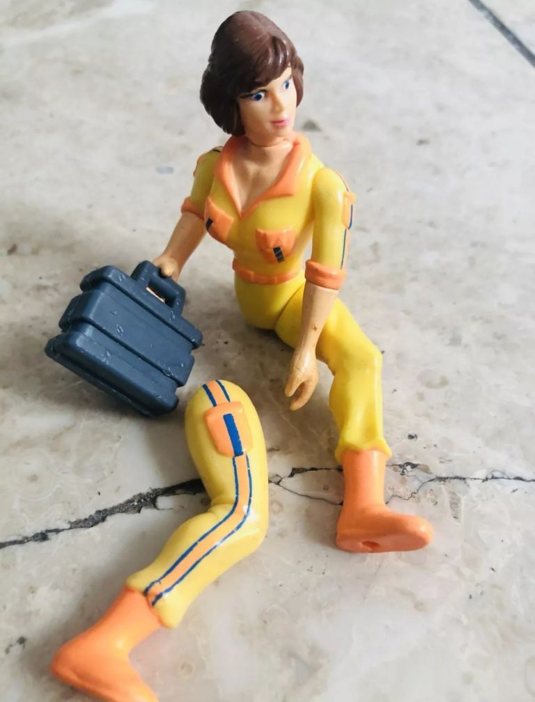 Vintage April O’Neil Teenage Mutant Ninja Turtle Figure 1988