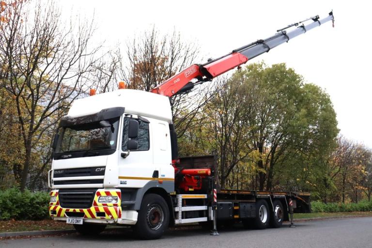 DAF CF85 410 6X2 FASSI F455 CRANE CHEESEWEDGE (2013)