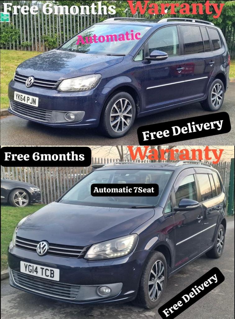 2014 Volkswagen Touran Sport Auto 7 Seater Ulez free  Estate Petrol Automatic