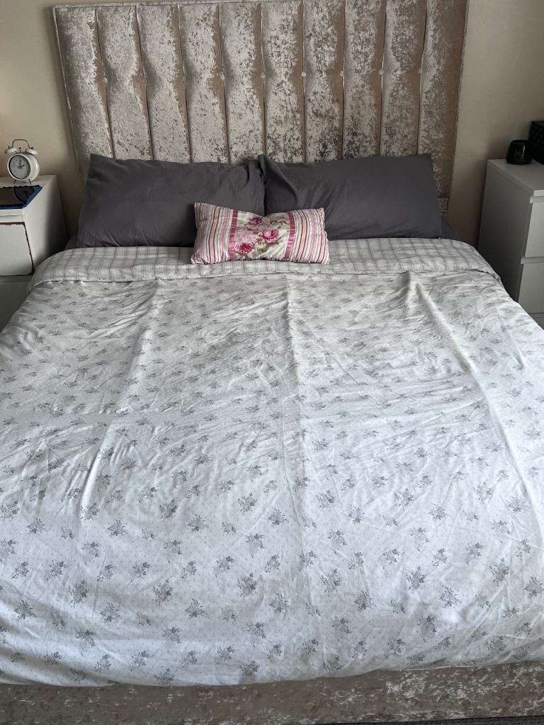 Double bed with storage- mattress included 