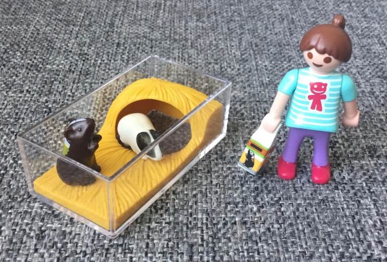 Playmobil  GIRL WITH GUINEA PIGS