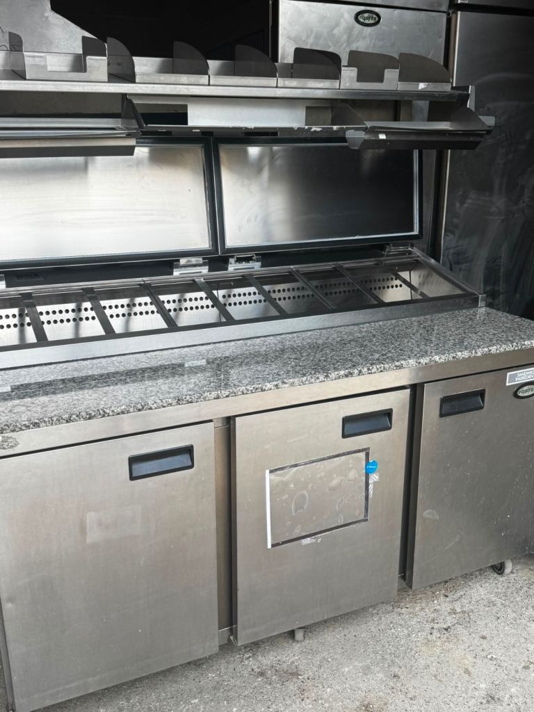 Commercial foster pizza Fridge marble top top quality cafe shop restaurant 