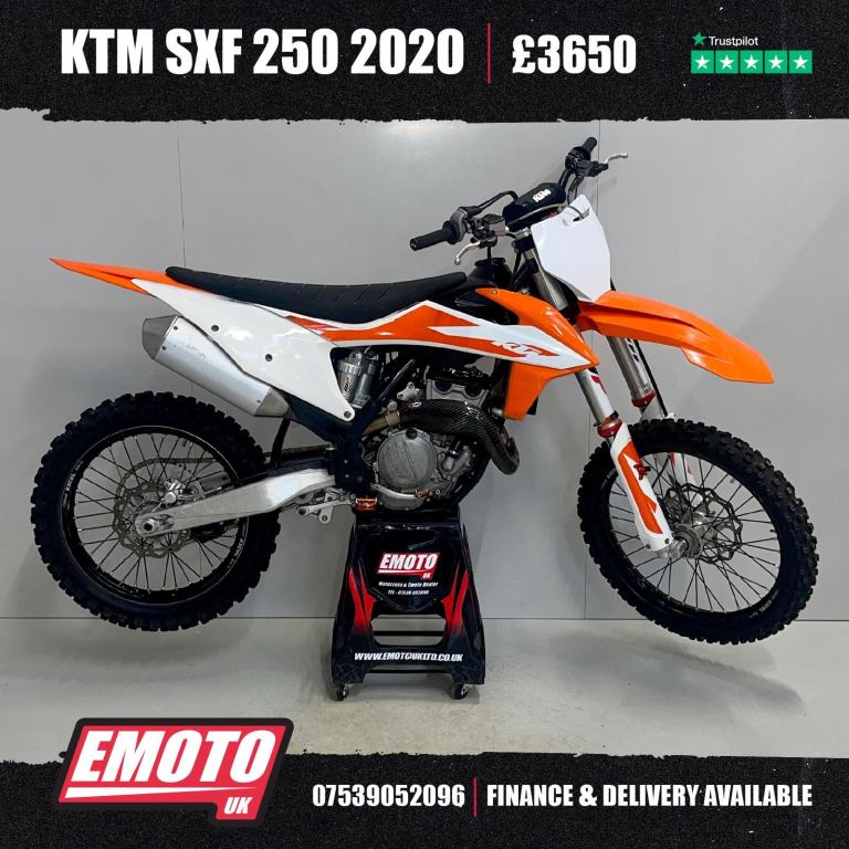 KTM SXF 250 2020 Motocross Bike 250cc @EmotoUK - Finance Available