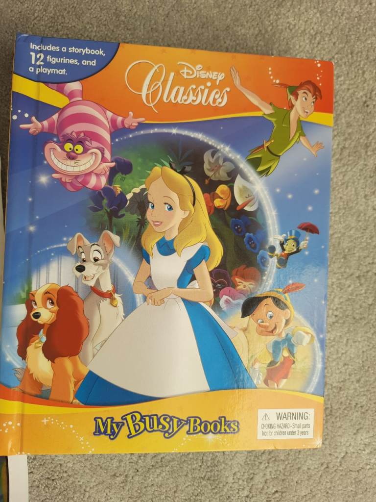 Disney Classics book and figurines