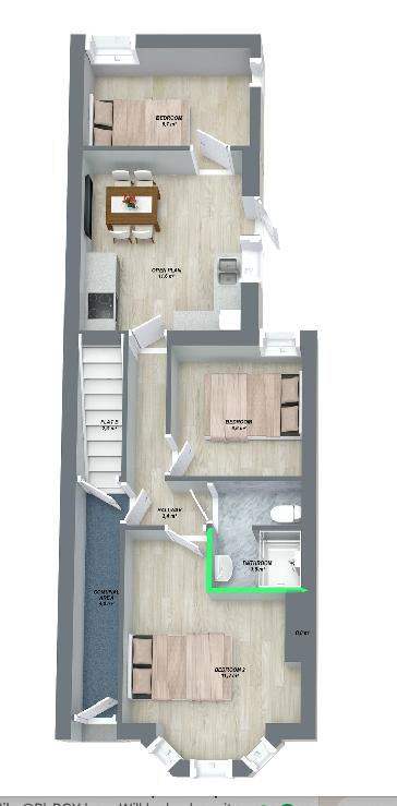 3-Bedroom Semi-Detached House with Private Garden & Parking - COMPANY LET ALLOWED