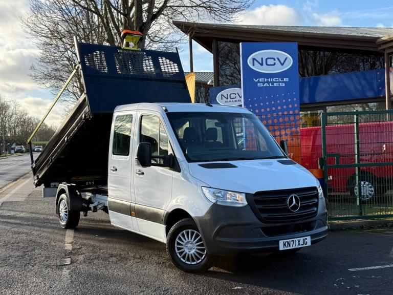 2022 Mercedes-Benz Sprinter 3.5t Progressive Crew Cab Tipper CHASSIS CAB DIESEL Manual