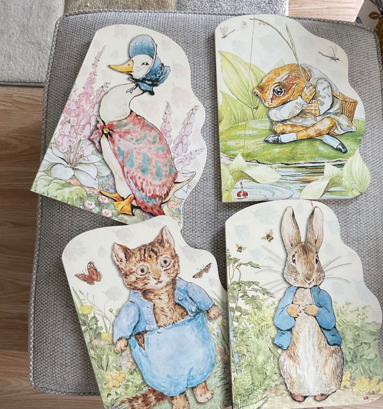 Peter Rabbit Board Books - Jemima Puddle-Duck, Jeremy Fisher, Tom Kitten, Peter Rabbit