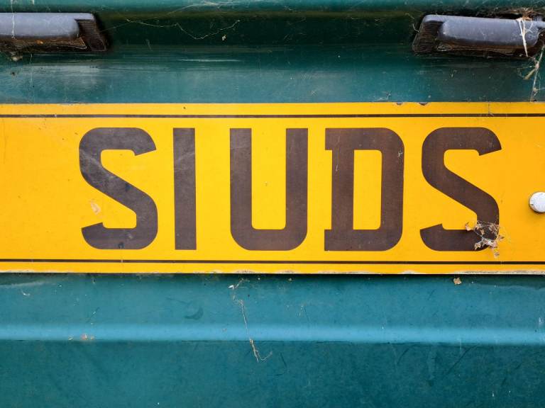 S1 UDS Personalised number plate, STUDS SPUDS SUDS etc, on retention certificate 