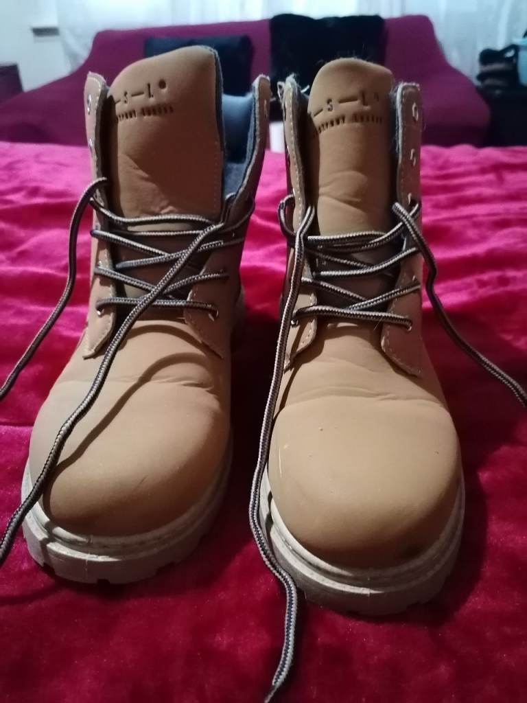 New men's leather high winter boots