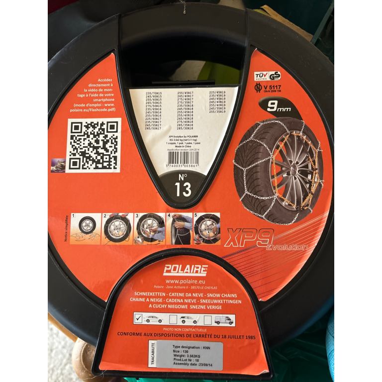 Number 13 Snow chains