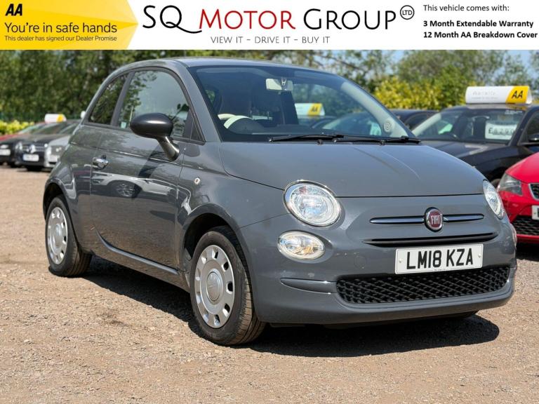 2018 Fiat 500 1.2 Pop Euro 6 (s/s) 3dr HATCHBACK Petrol Manual