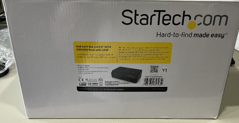 StarTech 4-Bay USB 3.0 SATA HDD / SSD Dock – SDOCK4U33 – Unused Mint