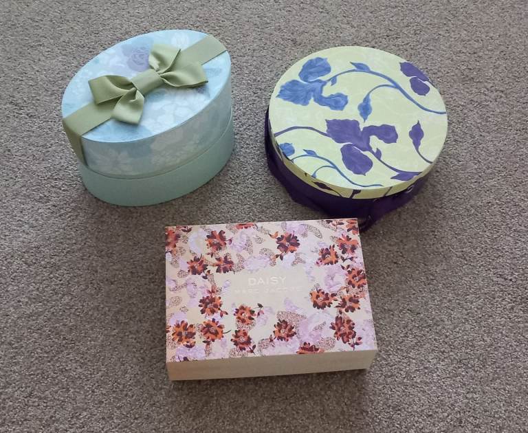 3 Beautiful Boxes with Lids. £2 & 2 at £1 each. 