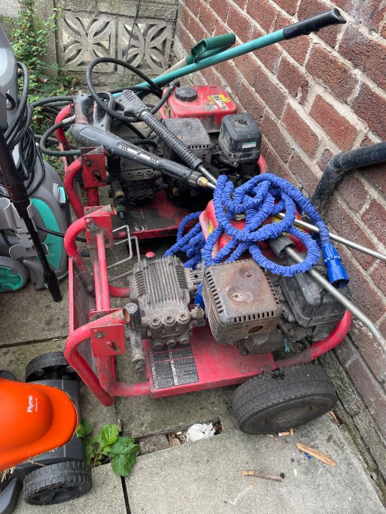 Clarkes pls195 petrol pressure washer x2