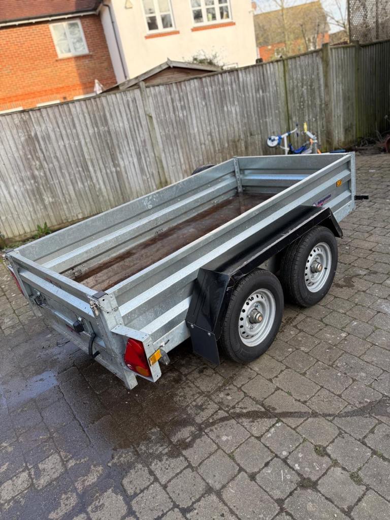 8x4 twin wheel base indespension trailer 