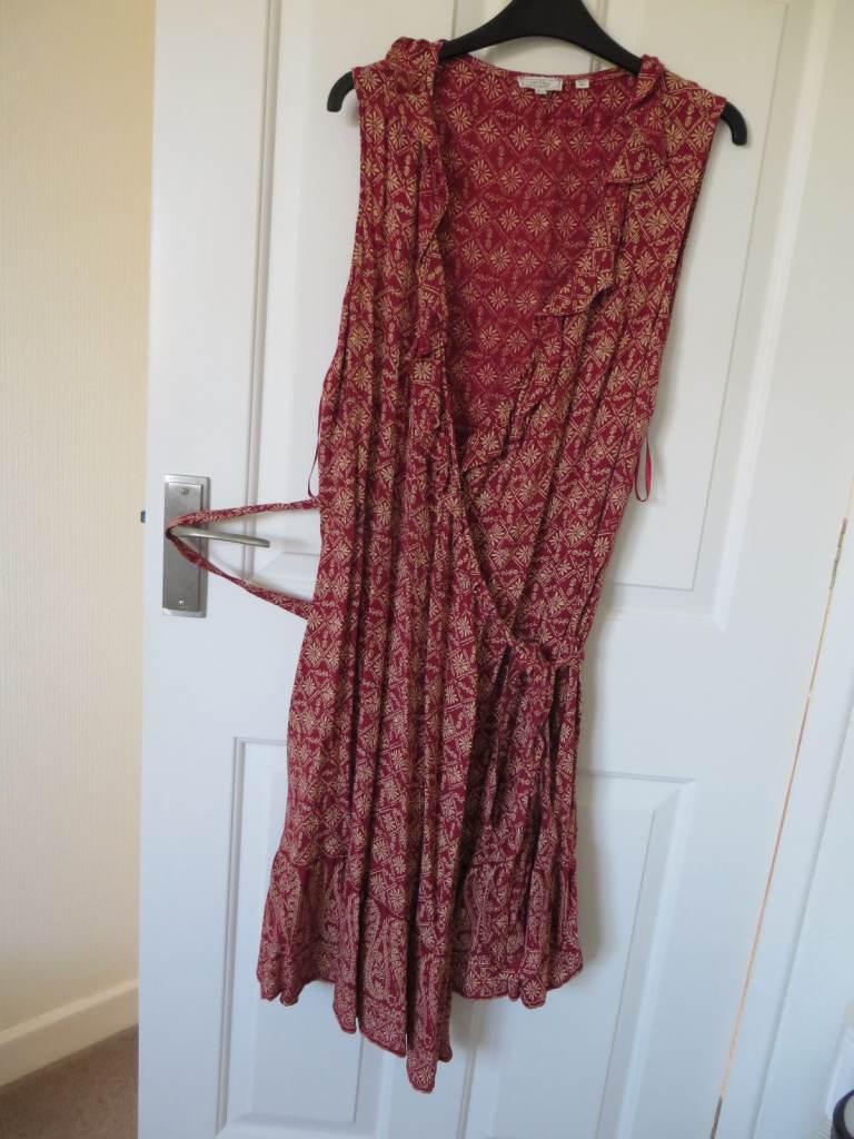Fat Face wrap over dress size 16 as new condition