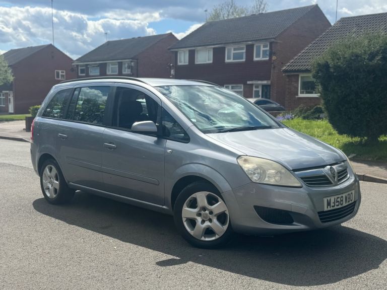 VAUXHALL ZAFIRA 1.6 PETROL EXCLUSIV 7 SEATER 2008 - LONG MOT