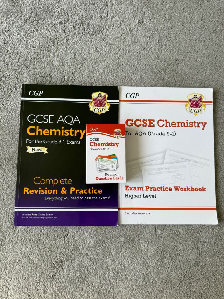 GCSE AQA CGP Chemistry (*Triple Higher) Revision Materials