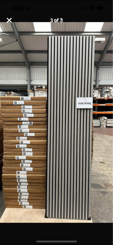 Real wood acoustic wall panels 