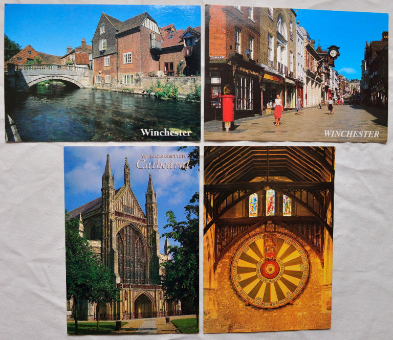38x vintage (1970s) unused postcards from England, Scotland and Wales, mint