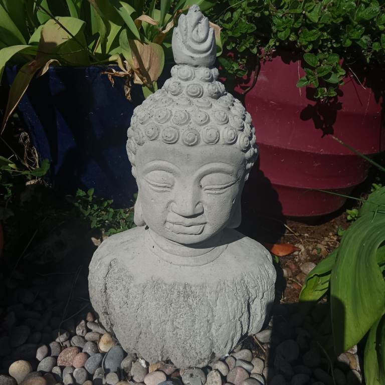 Stone Buddha ornament 