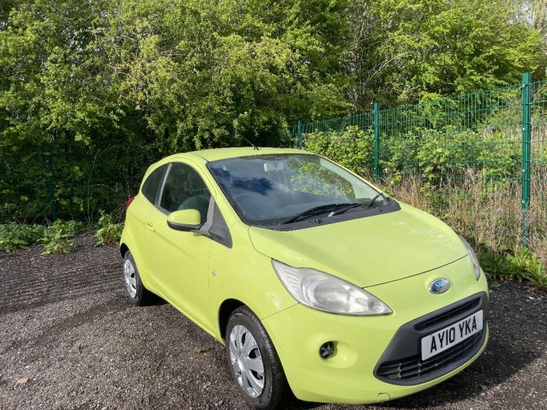 FORD KA 1.2 STYLE 10 REG GREEN 3 DOOR GENUINE 71663 MOT SEPTEMBER 6TH 2026 TAX £35 LOW INSURANCE