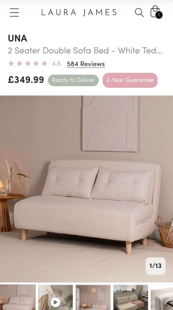 Sofa Bed Double - brand new